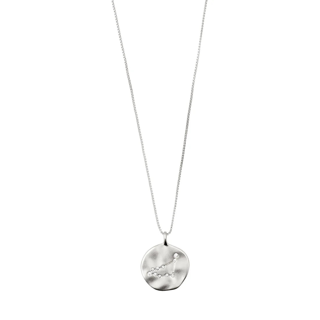 Capricorn Zodiac Sign Necklace - Silver Plated