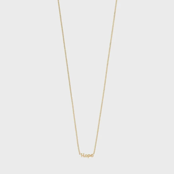 Recycled Necklace - Love, Hope, Luck