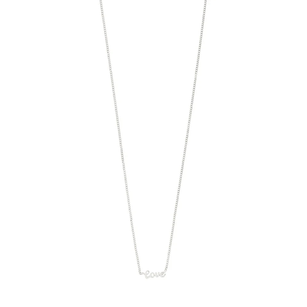 Recycled Necklace - Love, Hope, Luck