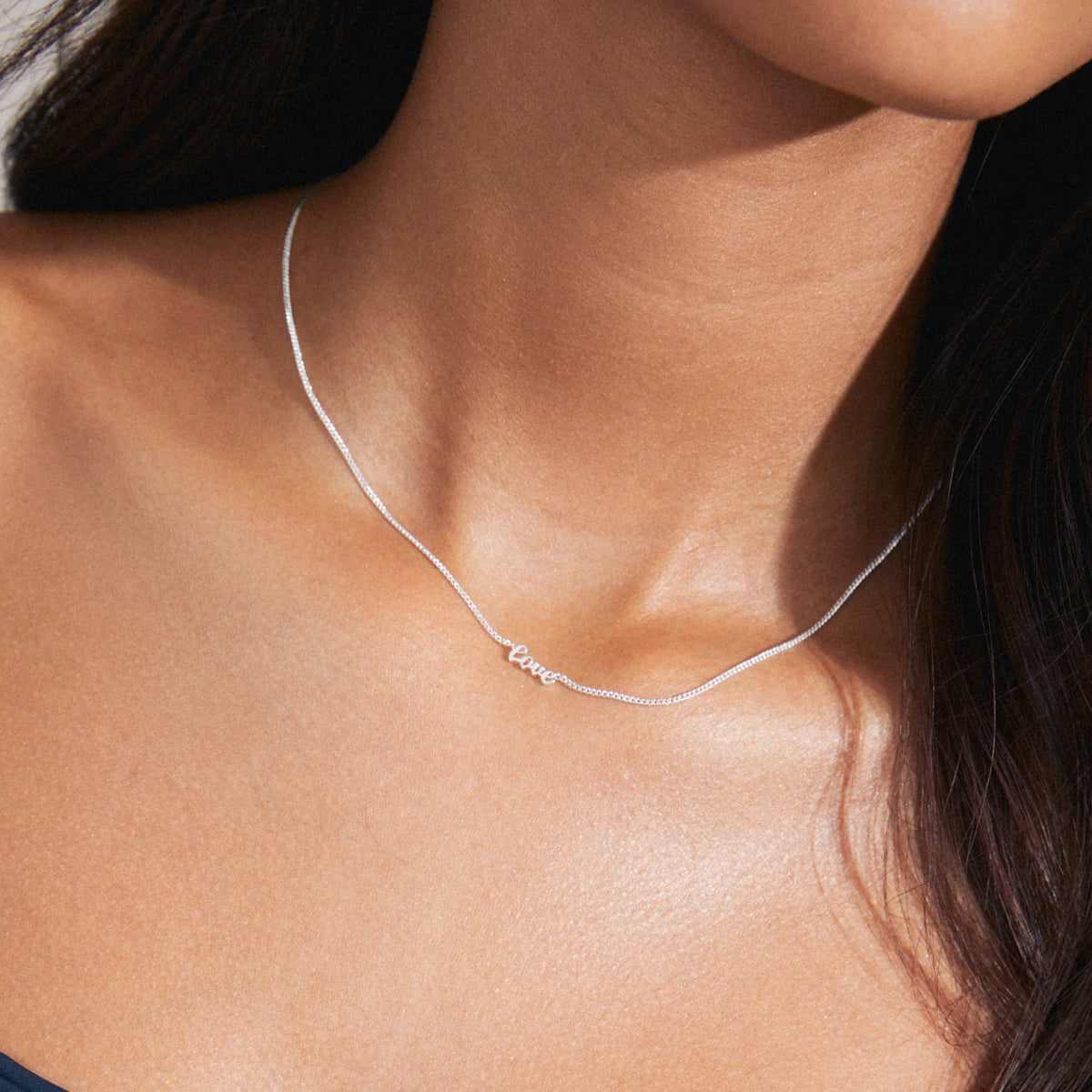 Recycled Necklace - Love, Hope, Luck