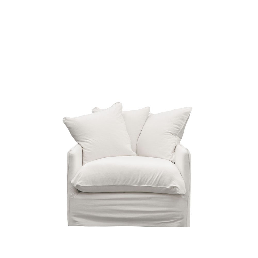 Lotus Slipcover Armchair