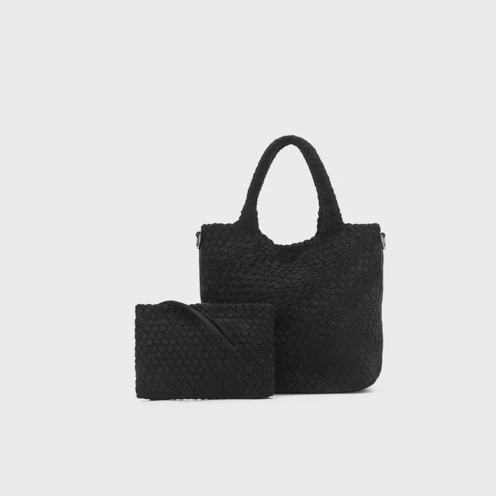Arielle 2 Piece Suede Top Handle Bag