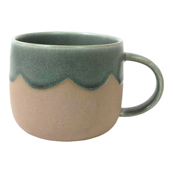 Breakfast In Bed Mugs - Moss Scallop