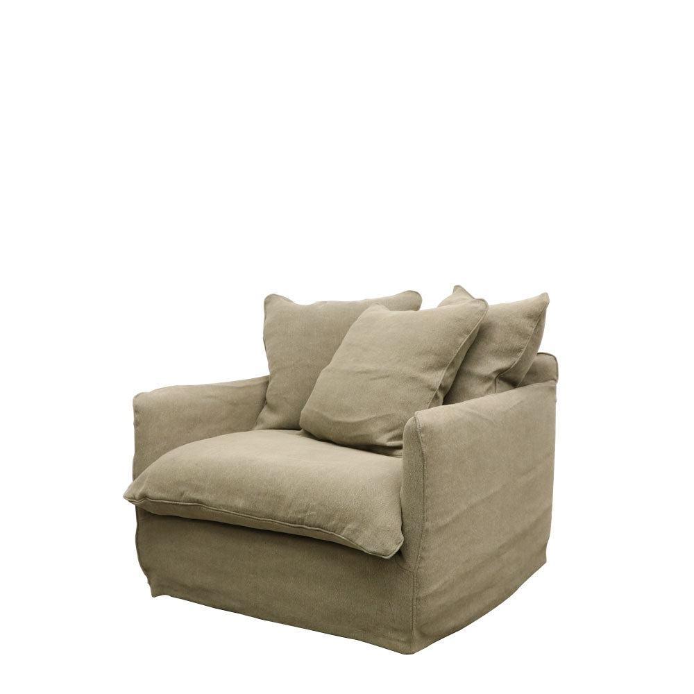 Lotus Slipcover Armchair