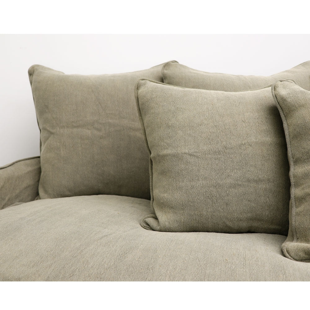 Lotus 3 Seater Slipcover Sofa