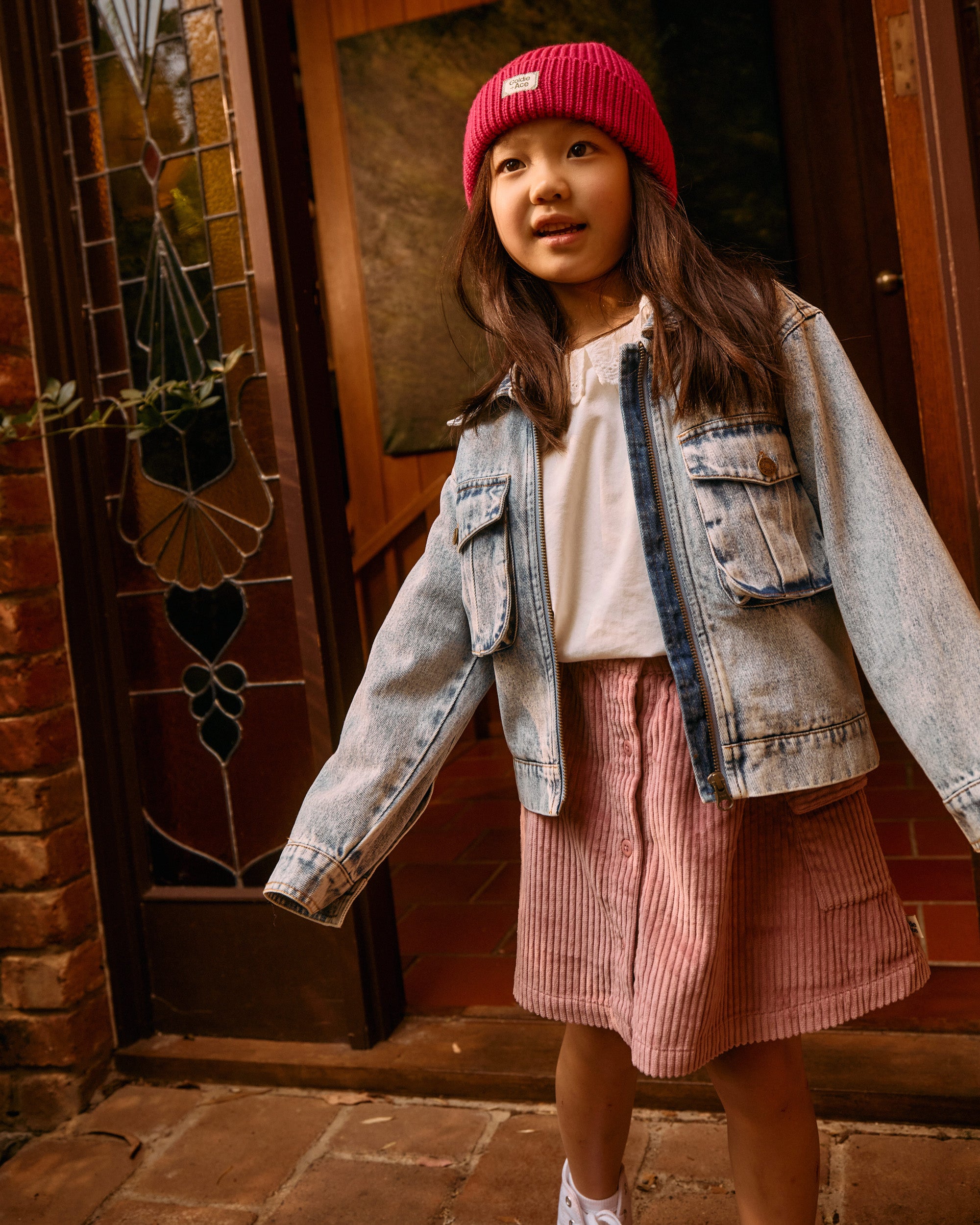 WOOL BEANIE PINK