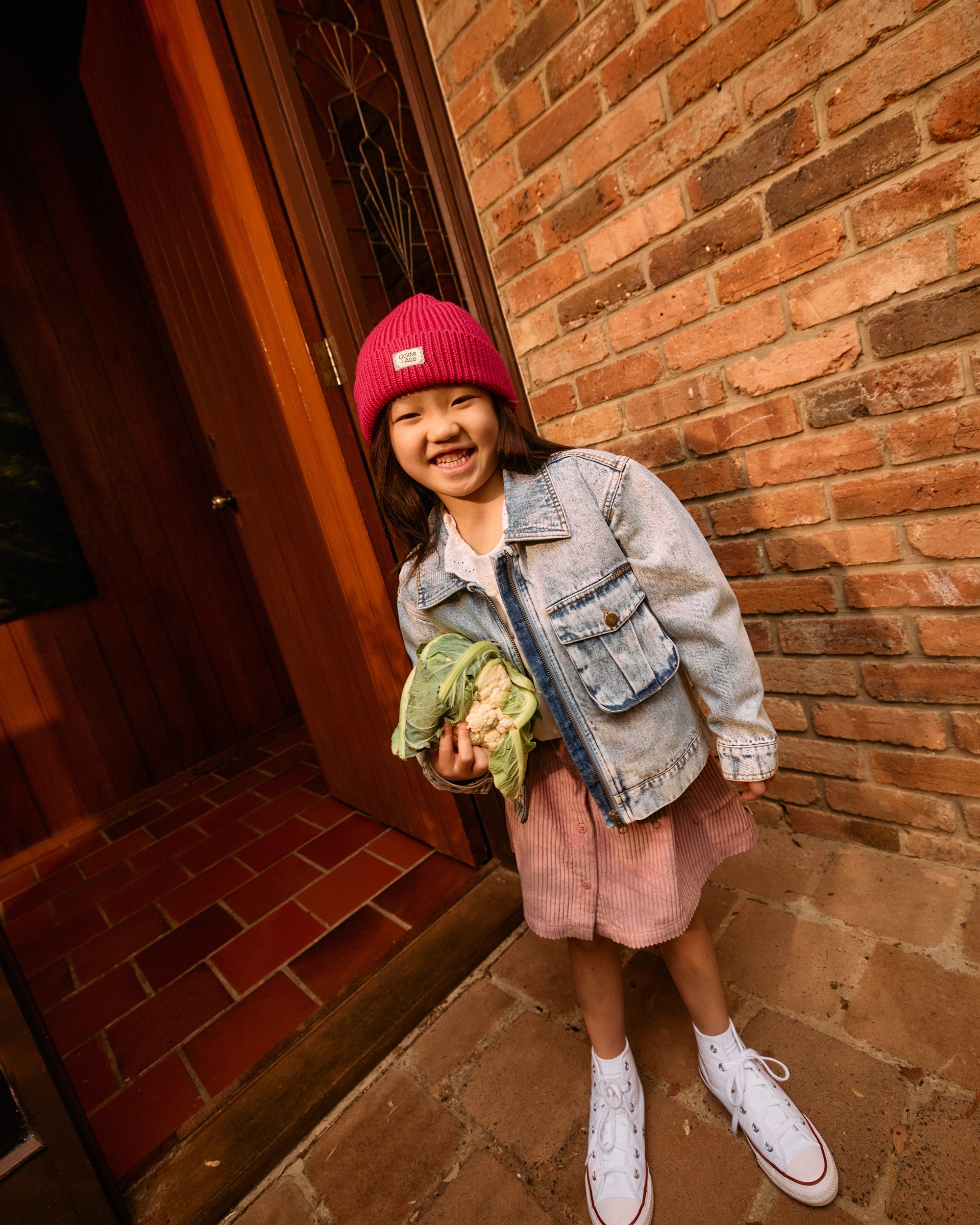 WOOL BEANIE PINK