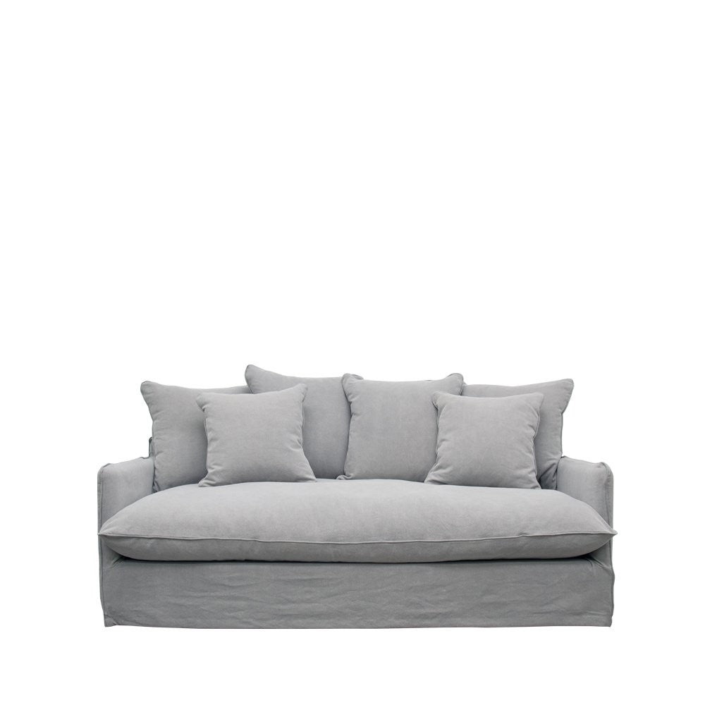 Lotus 2 Seater Slipcover Sofa - Cement