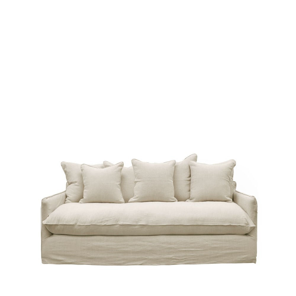 Lotus 2 Seater Slipcover Sofa - Oatmeal