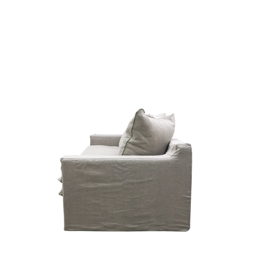 Keely 2 Seater Slipcover Sofa - Cement