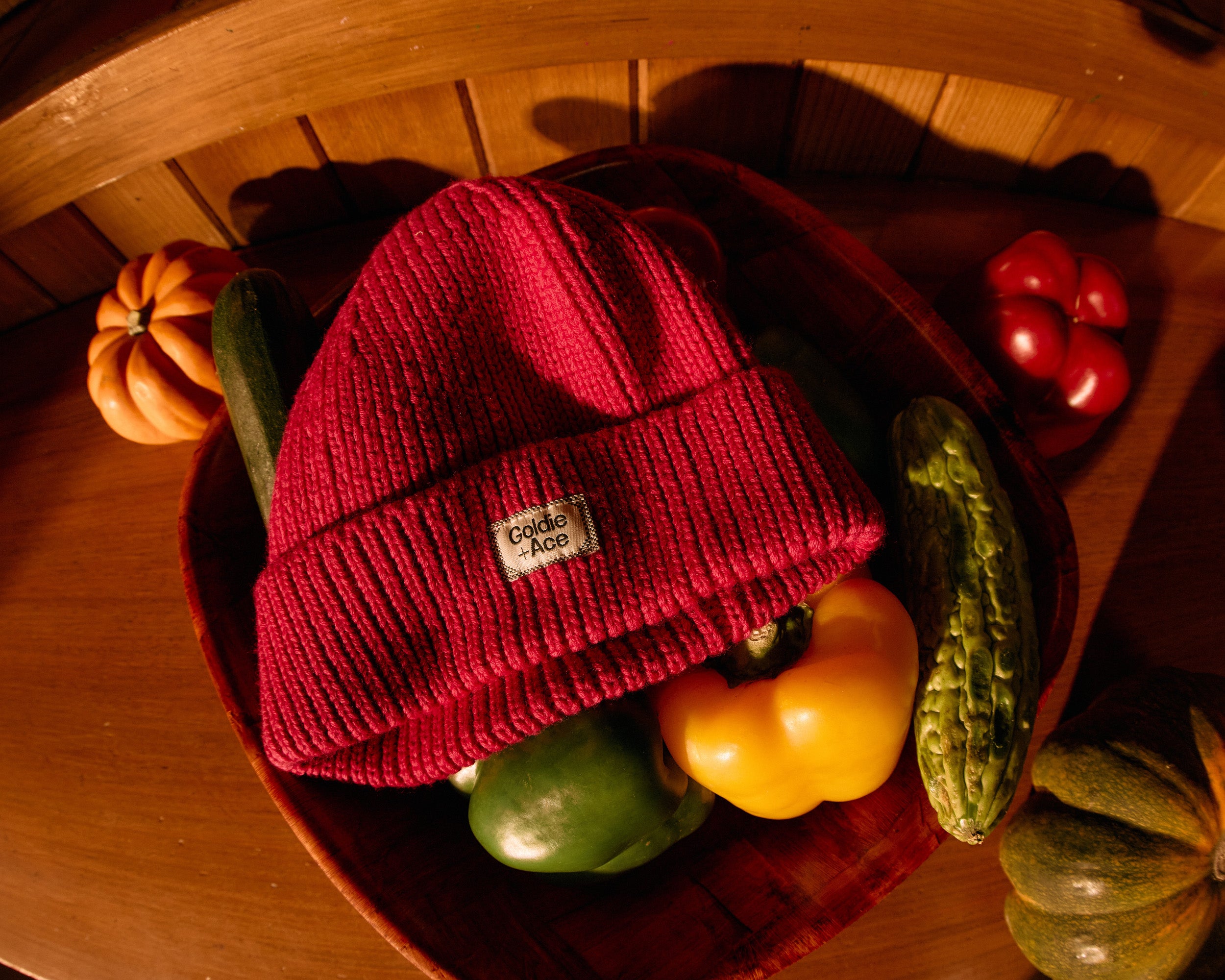 WOOL BEANIE PINK