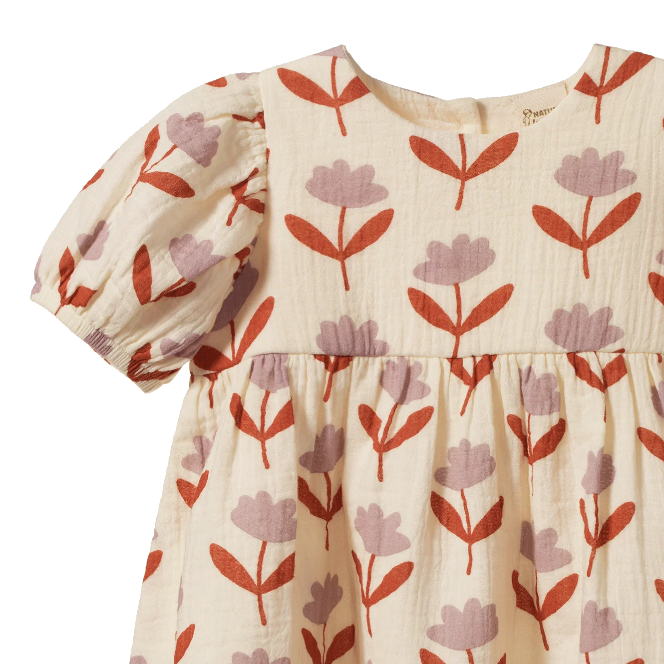 ALBERTINE DRESS MUSLIN - Fleurette Print