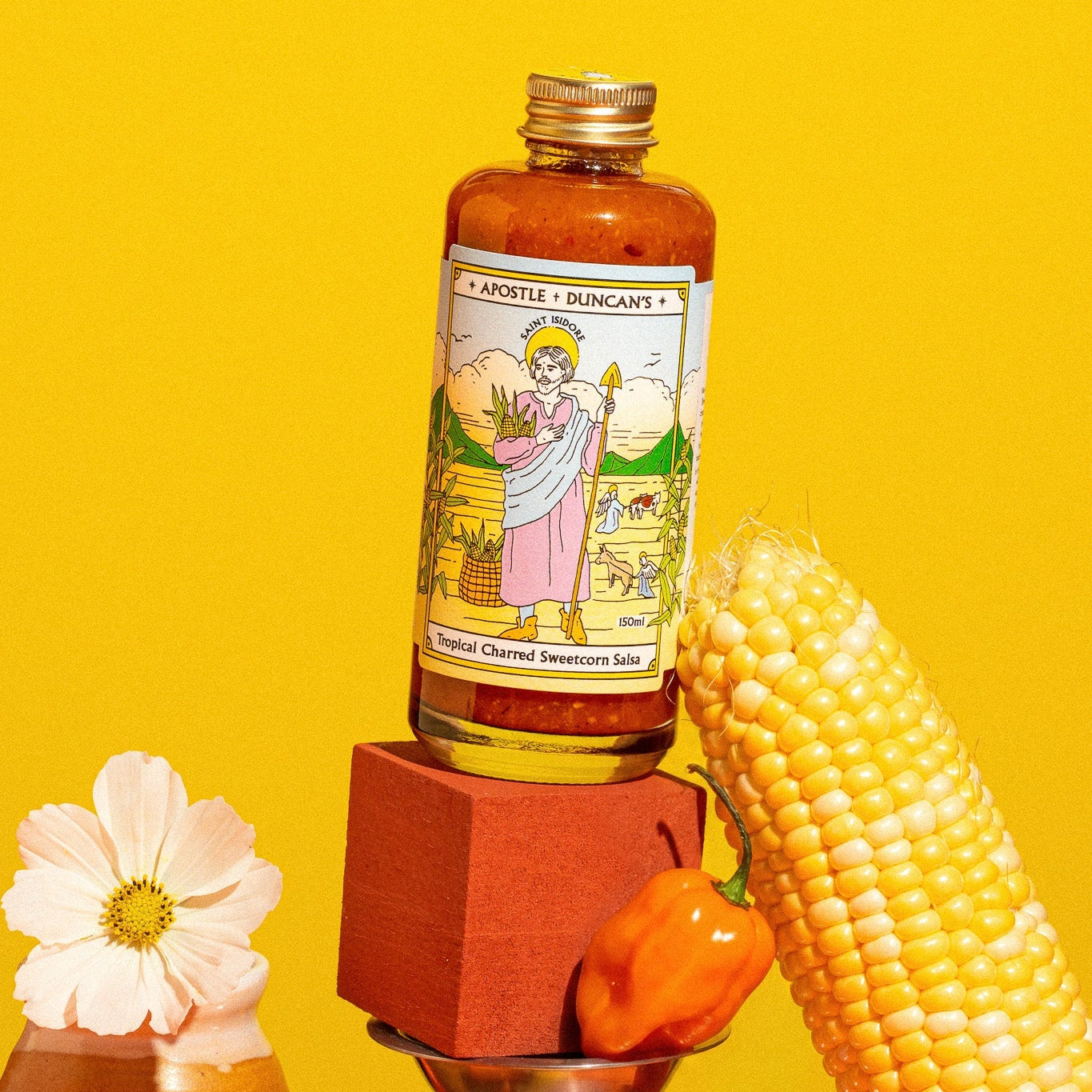 Saint Isidore - Tropical Charred Sweetcorn Salsa
