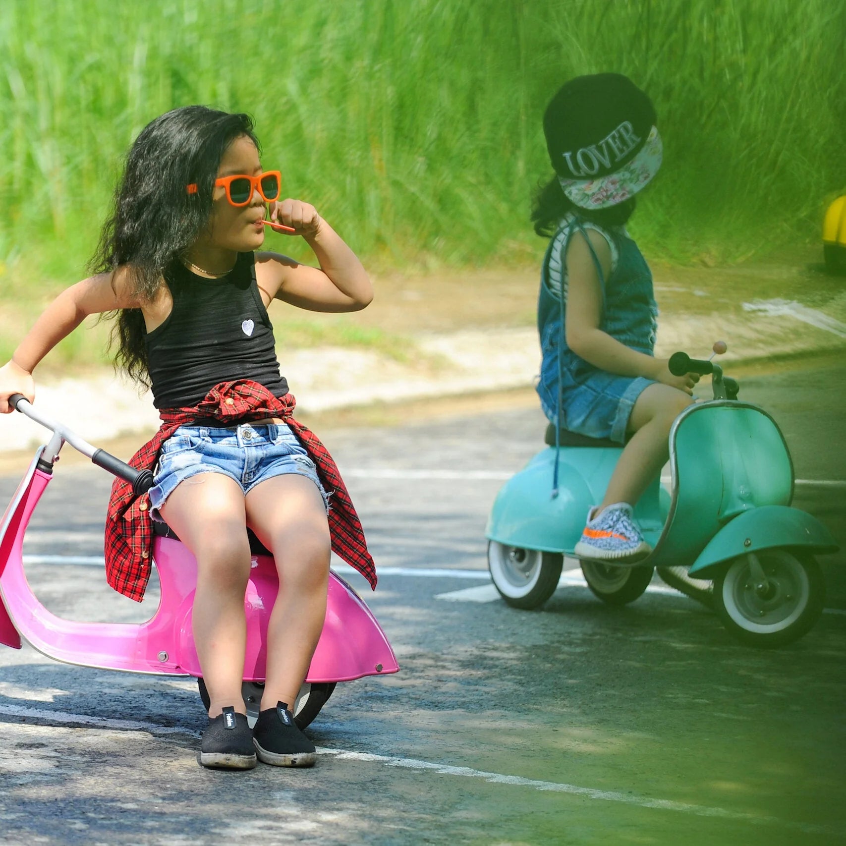 Ride on Vespa