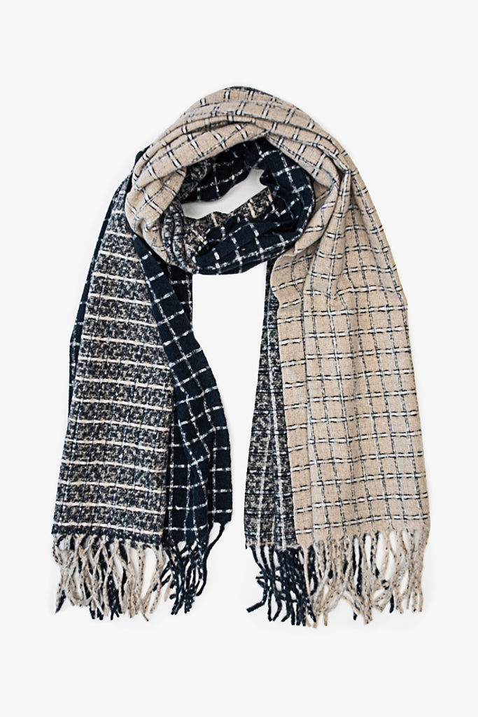 Nautical Grid Scarf