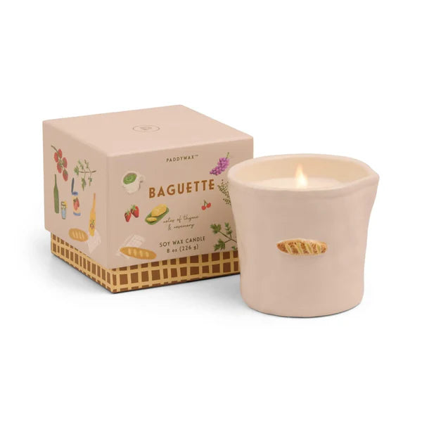 BISTRO CERAMIC CANDLE - FRENCH BAGUETTE