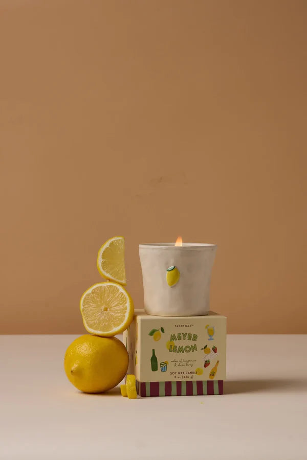 BISTRO CERAMIC CANDLE - MEYER LEMON