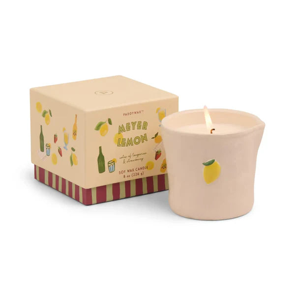 BISTRO CERAMIC CANDLE - MEYER LEMON