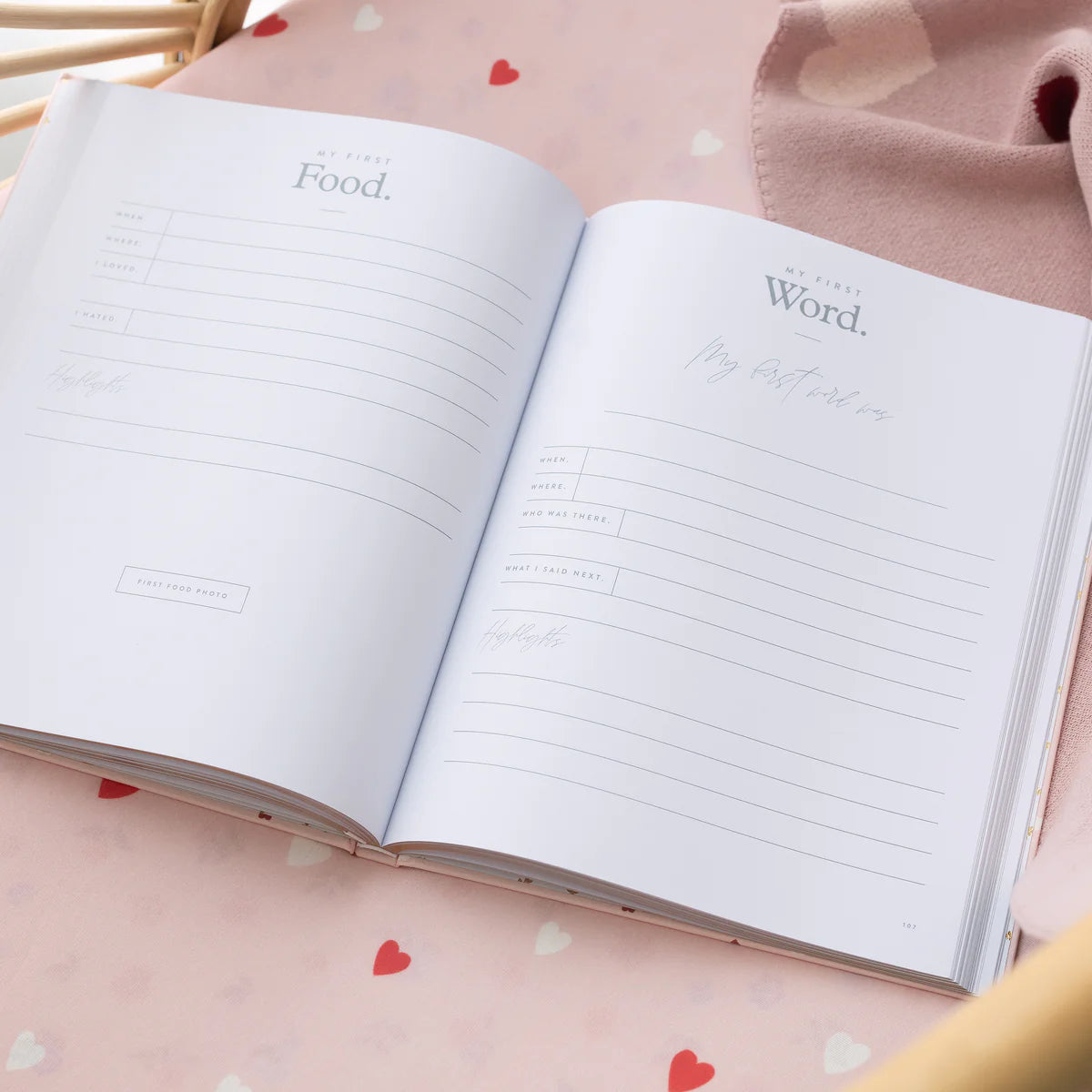 Baby Book Little Hearts