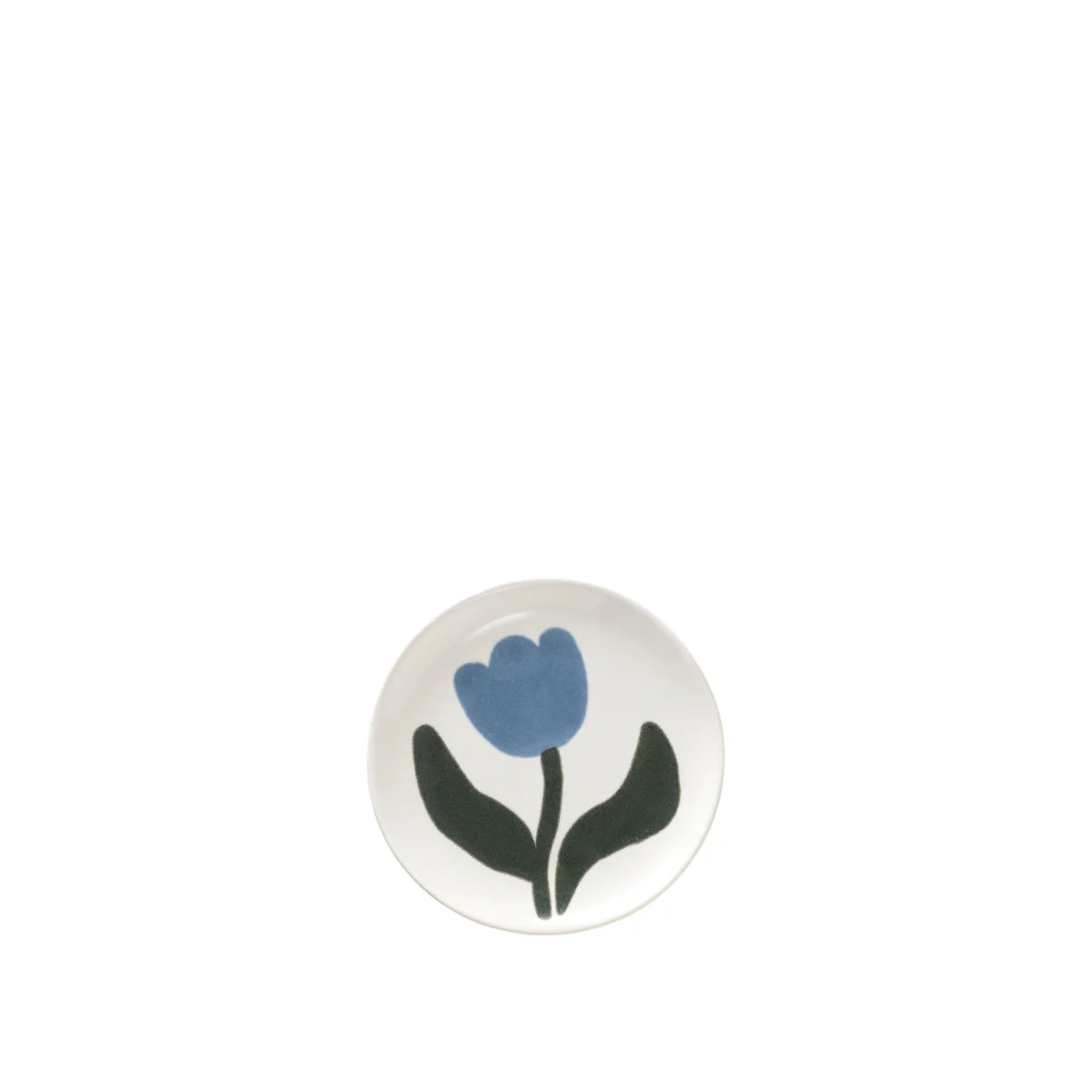 BROSTE Dora Side Plate - Dusty Blue/Agave Green