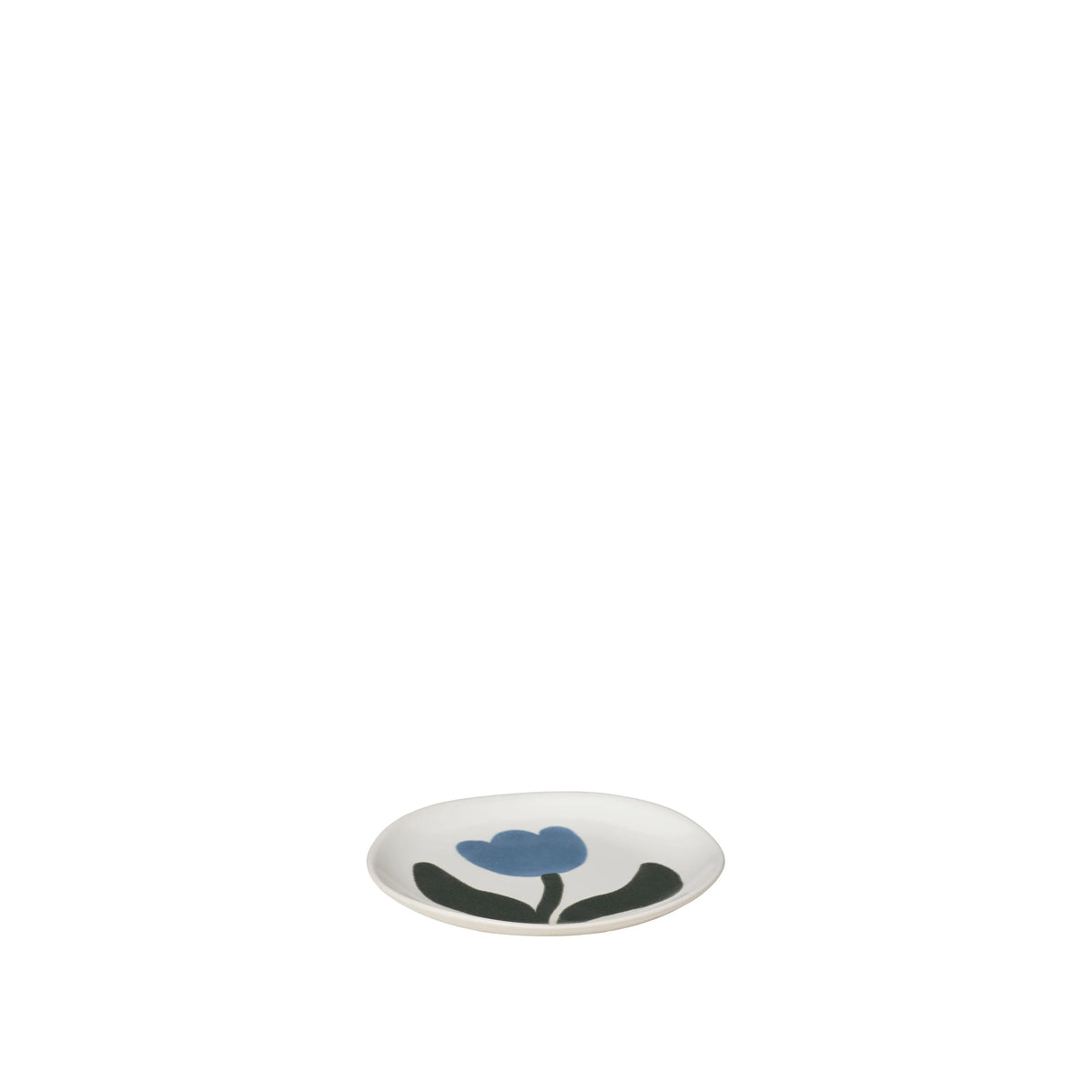 BROSTE Dora Side Plate - Dusty Blue/Agave Green