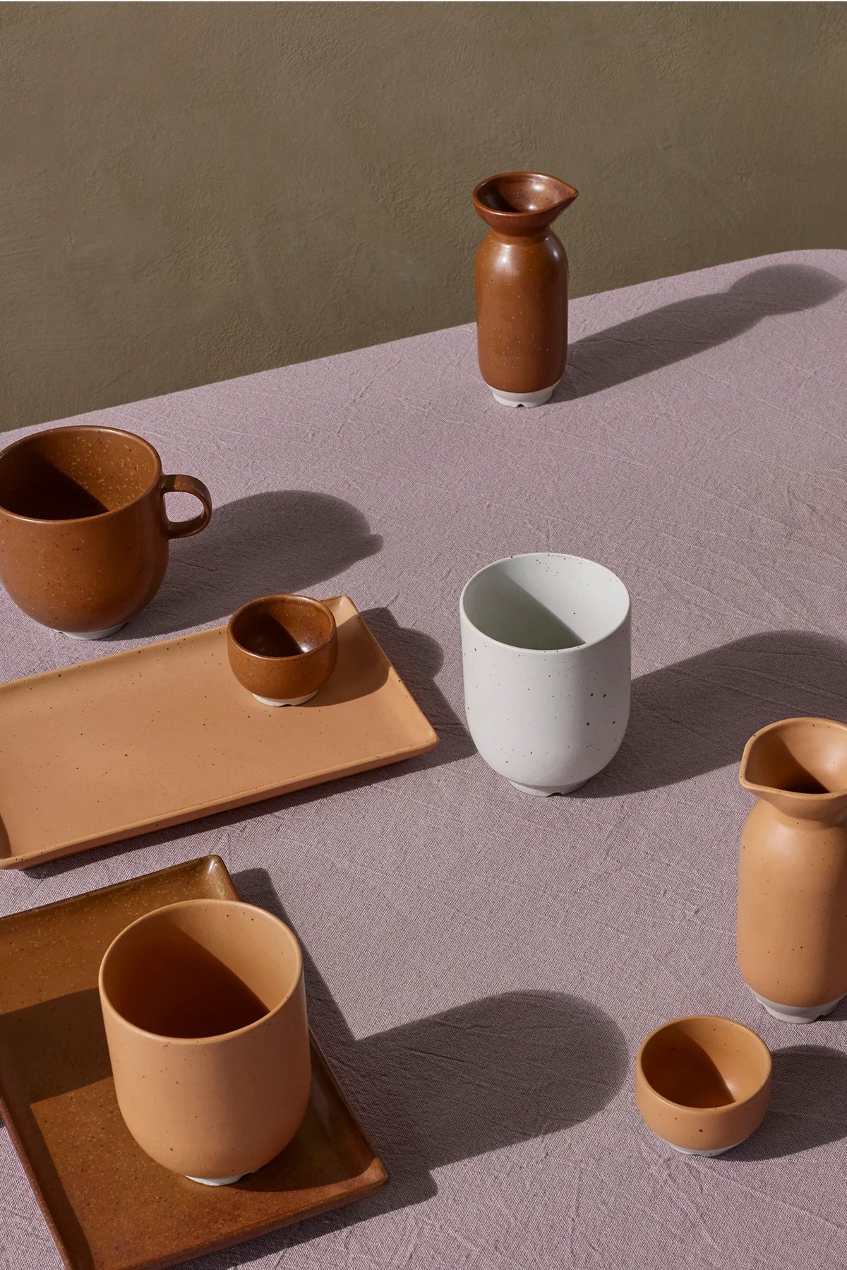 BROSTE Eli Mug No Handle - Light Camel