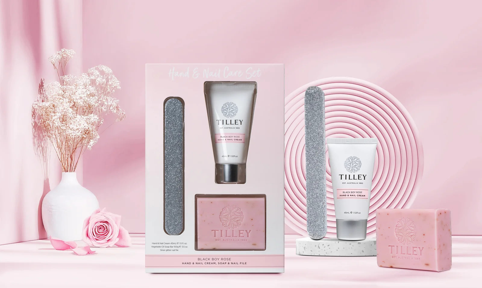 Black Boy Rose - Hand & Nail Cream Set