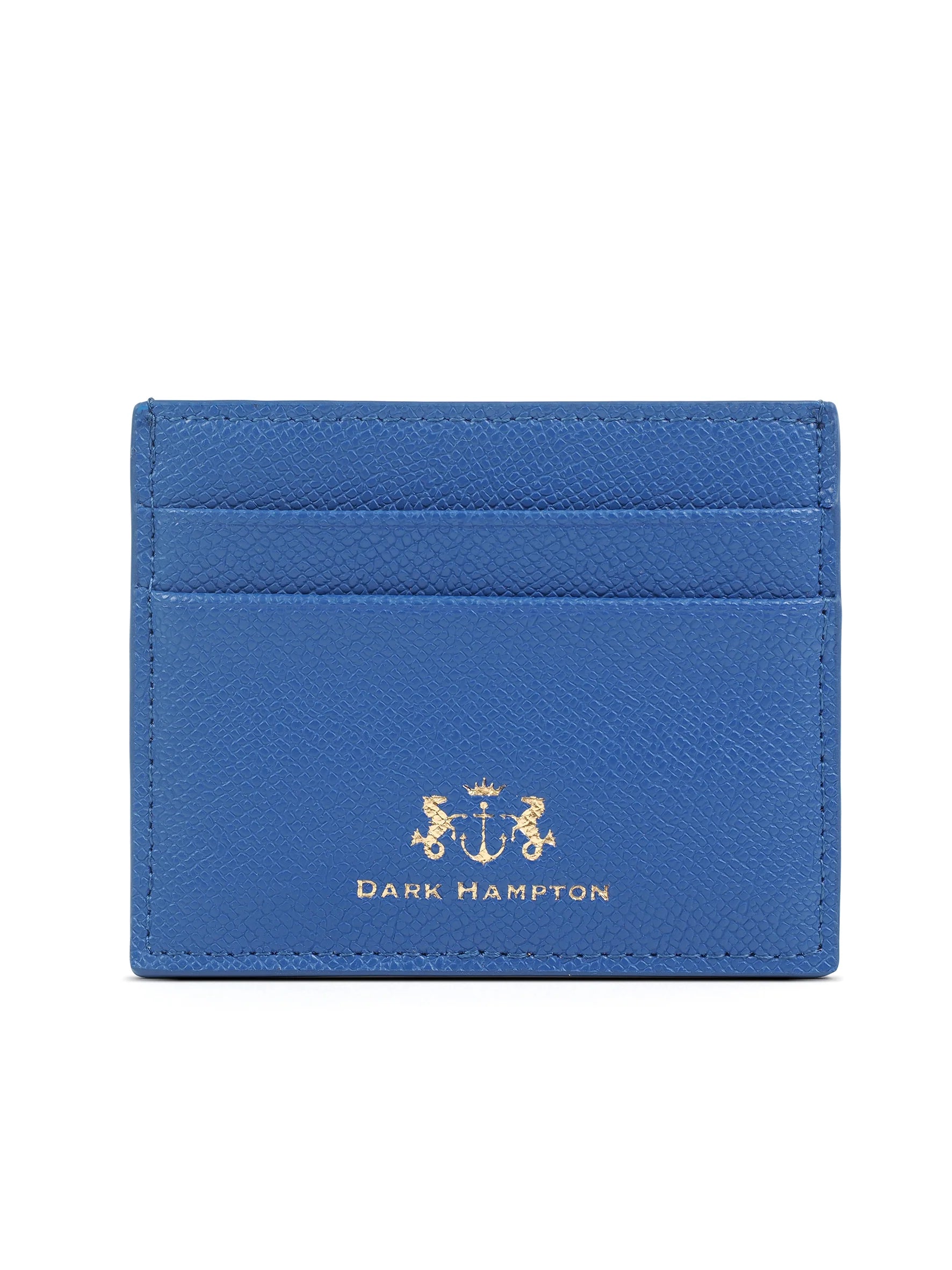 Leather Card Wallet - Cobolt