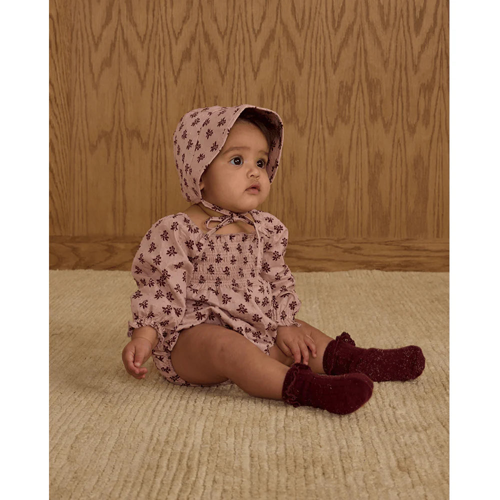 ADELAIDE ROMPER || BLUSH FLEUR