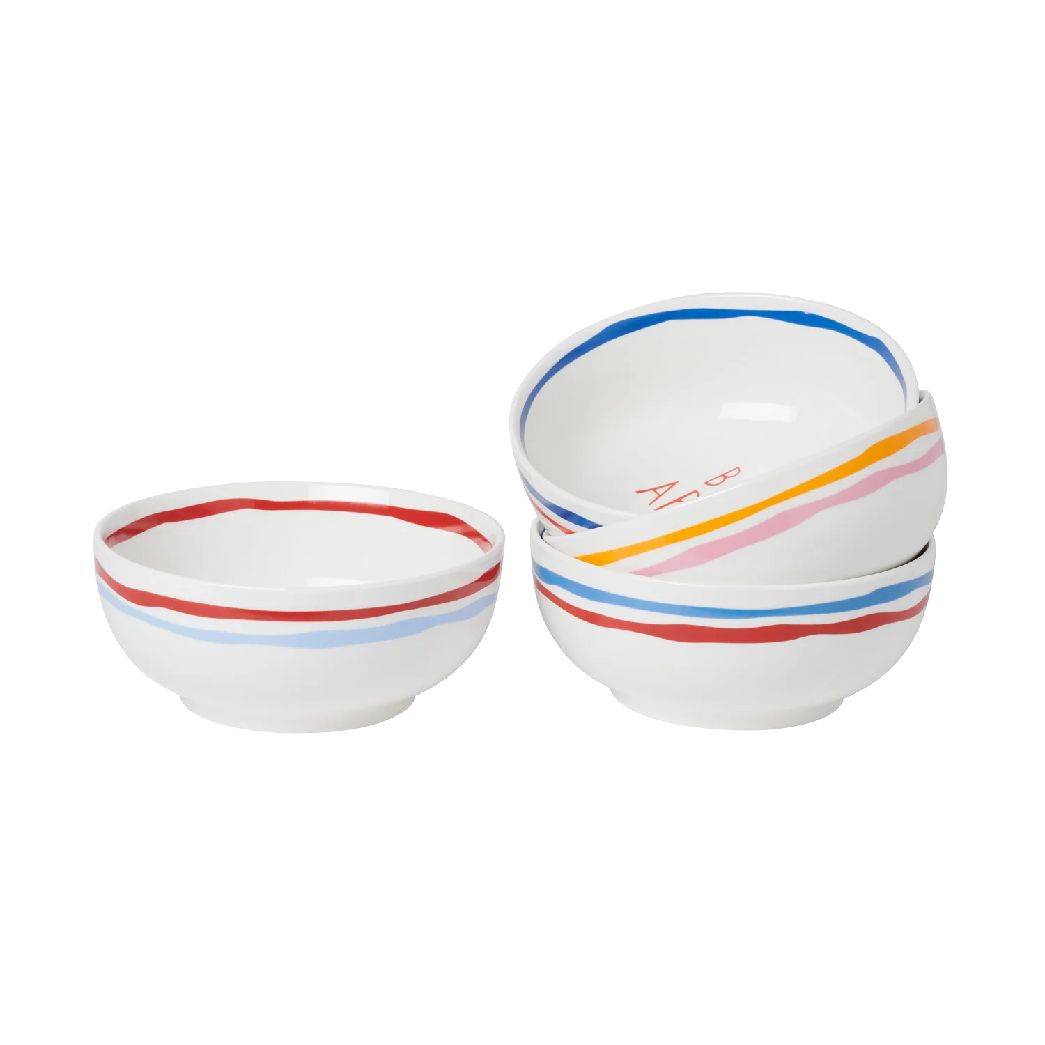 Red Italian Bowl Set