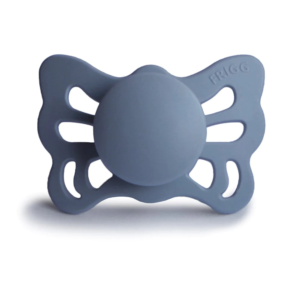 Anatomical Butterfly Silicone Pacifier - Slate