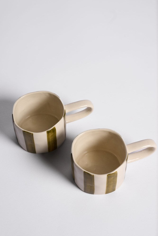 Fenton Mug - Olive Stripe