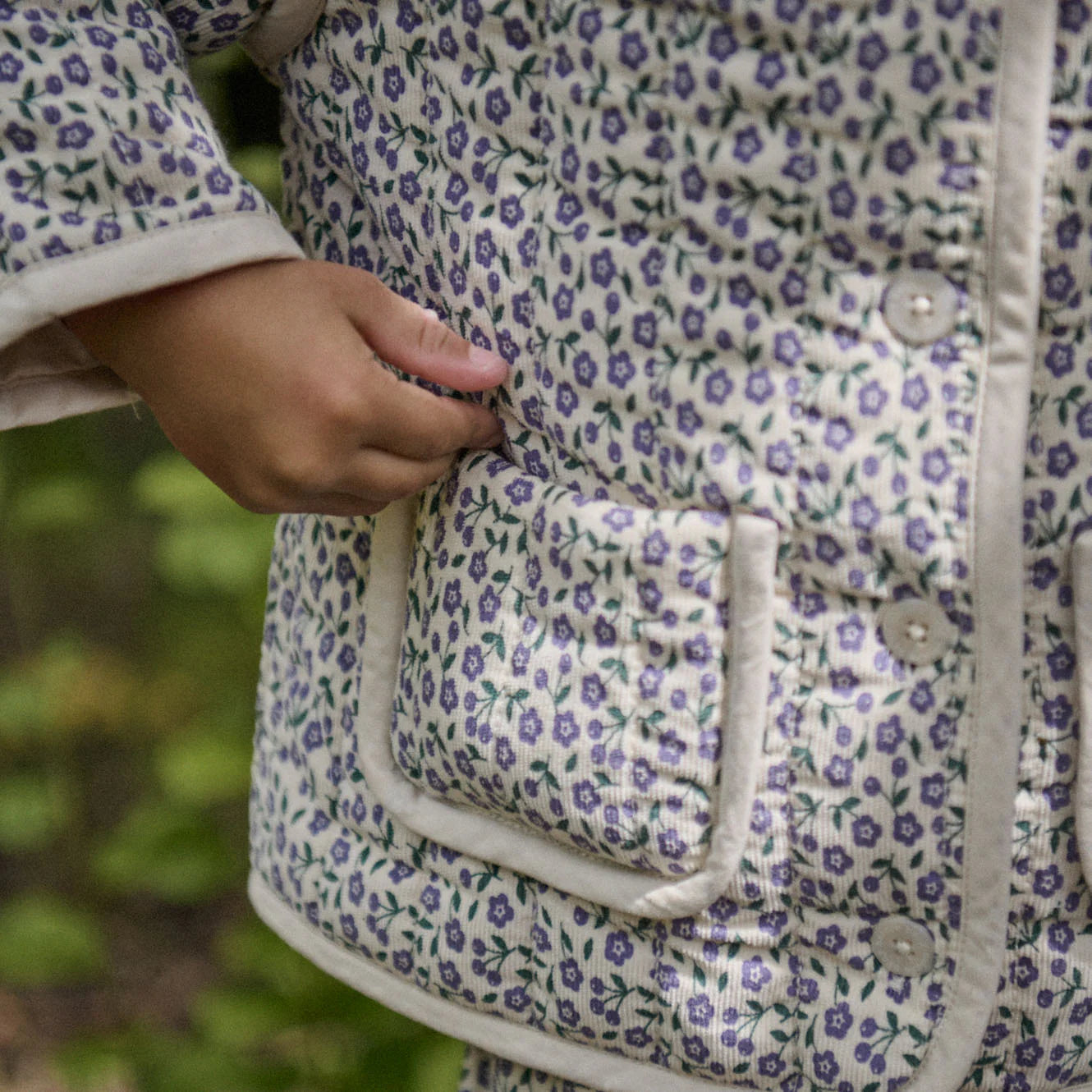 EDITH QUILTED JACKET - Briarwood Heron