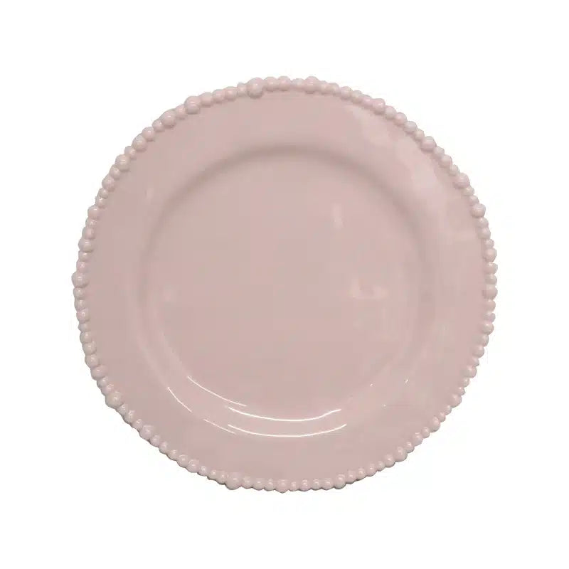 Melamine Pearl Dinner Plate - Pink