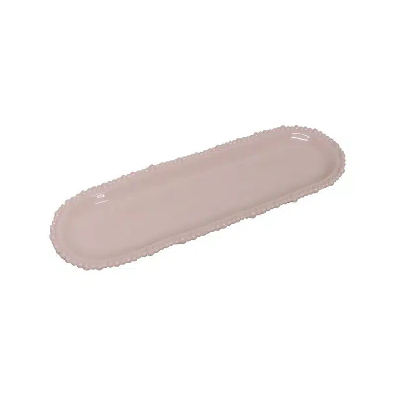 Melamine Pearl Platter 45cm - Pink