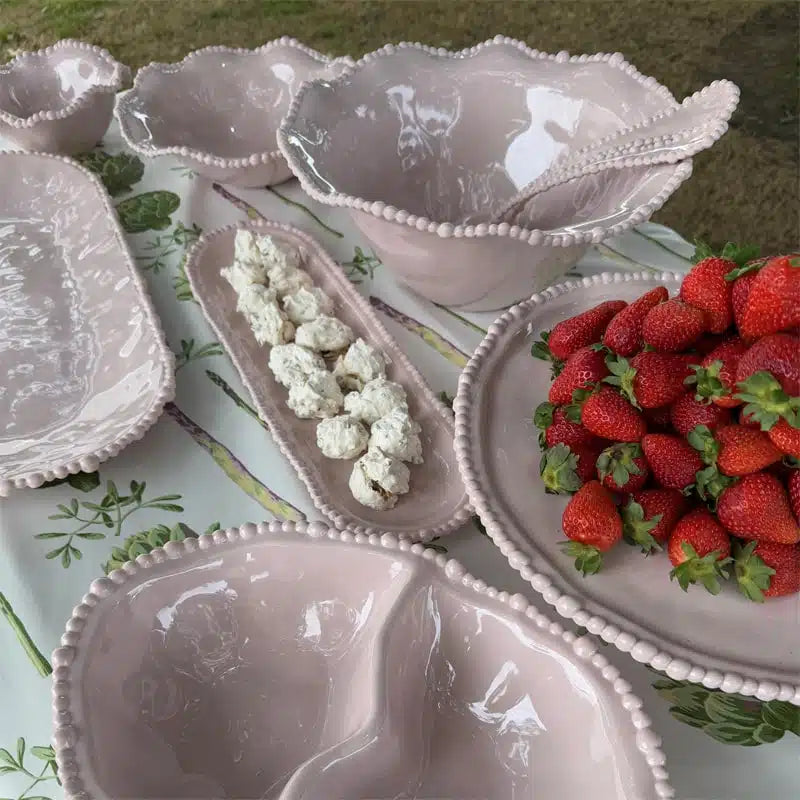 Melamine Pearl Bowl 36cm - Pink