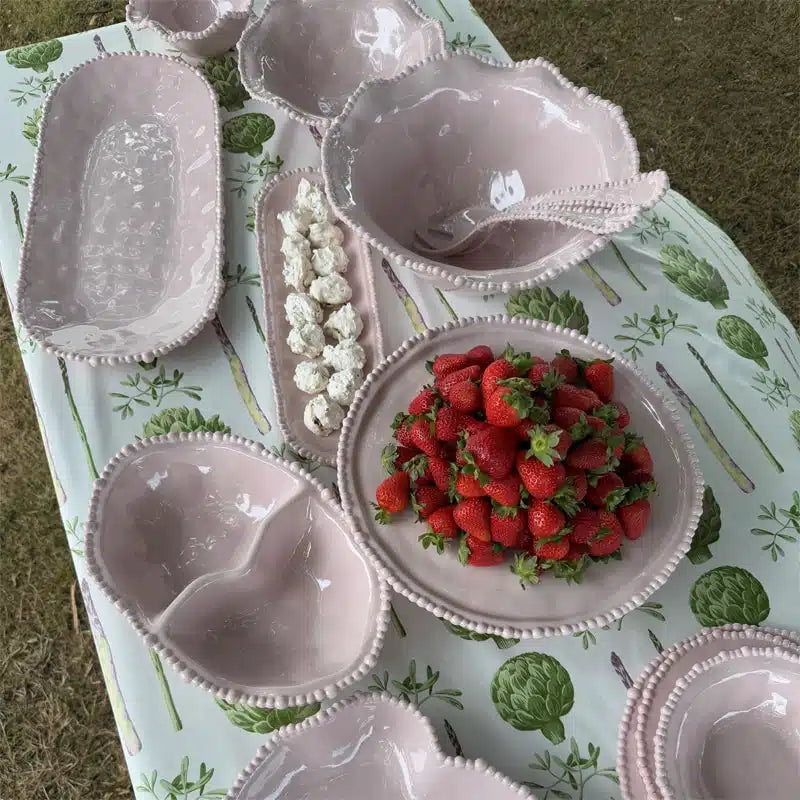 Melamine Pearl Bowl 20cm - Pink