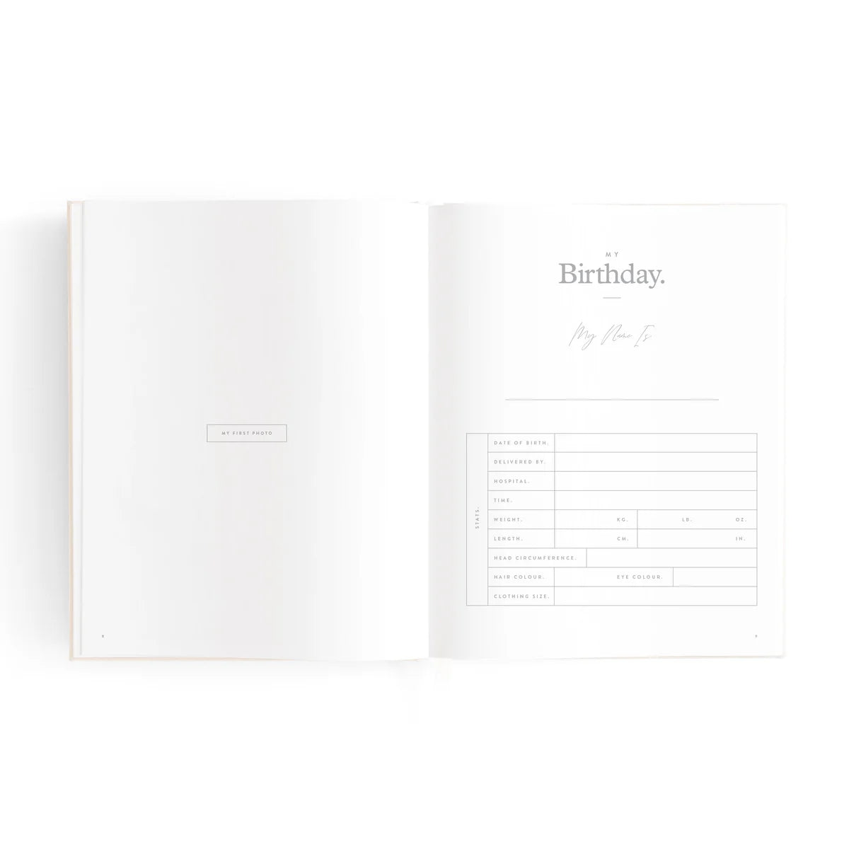 Mini Baby Book - Oatmeal