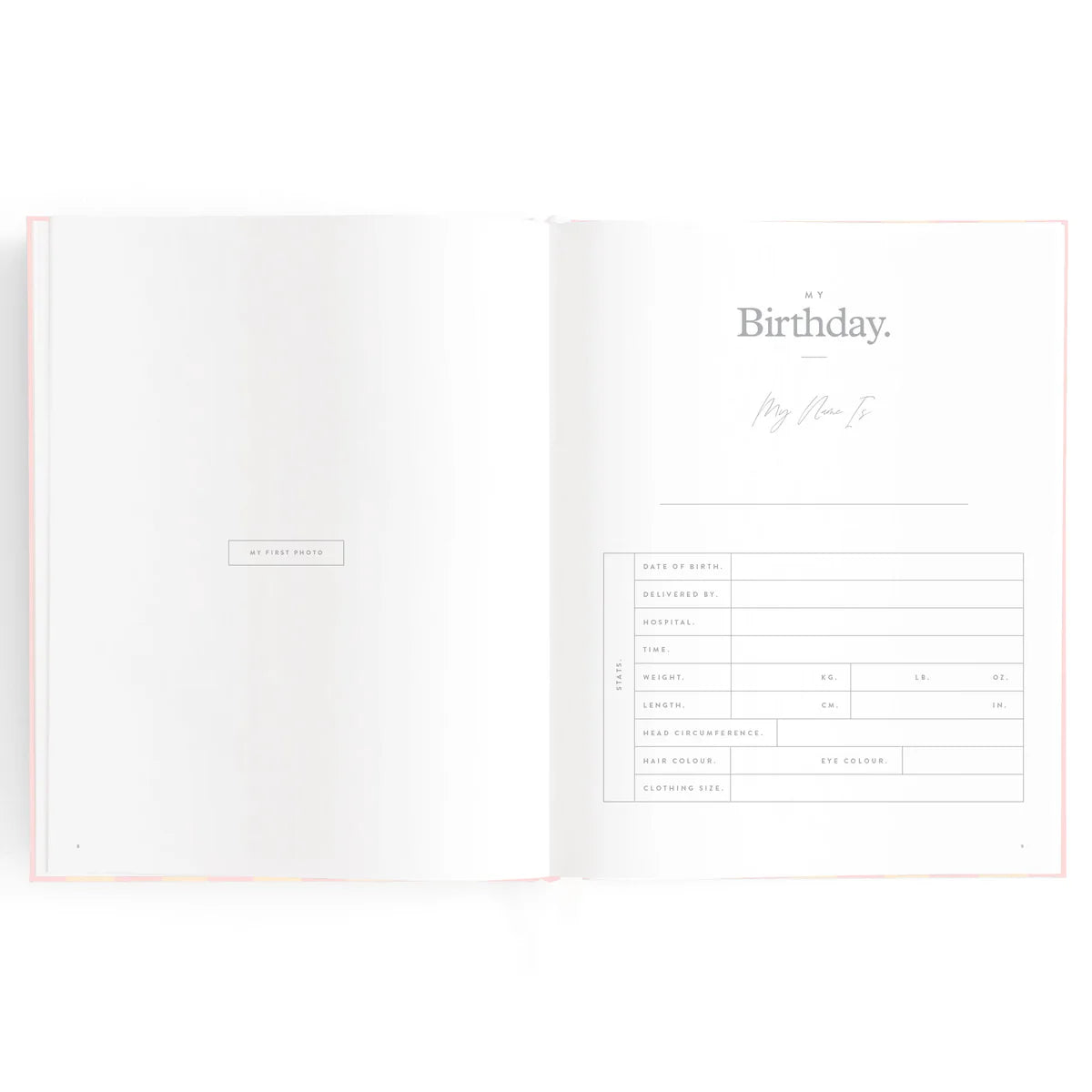 Baby Book Petal Stripe