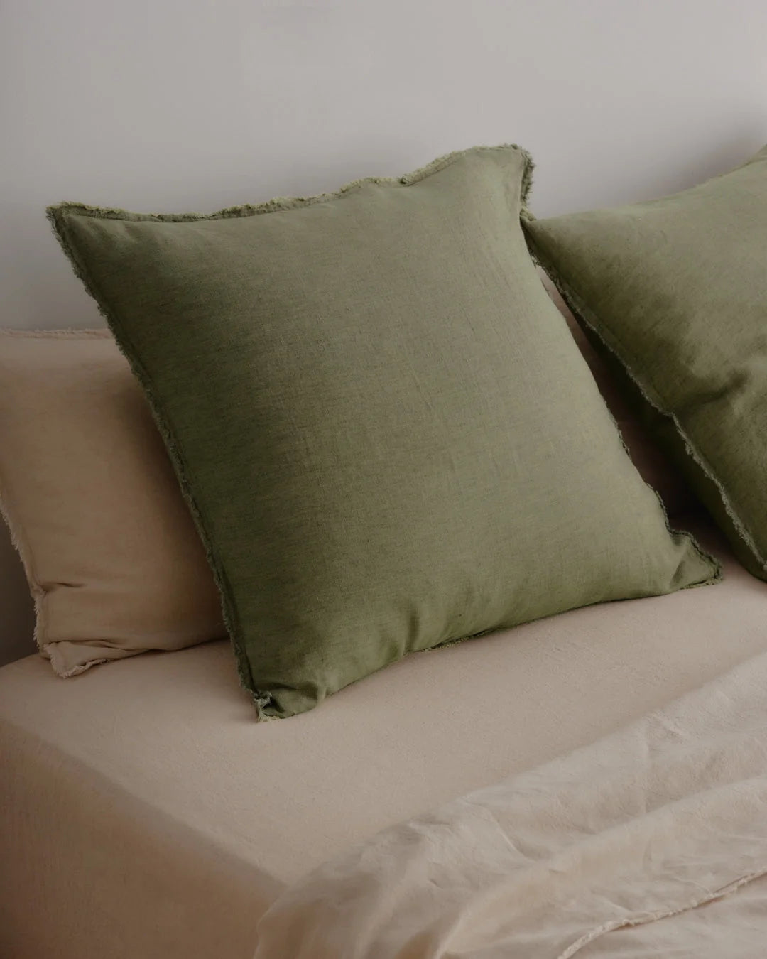 Flocca Linen Pillowcase - Euro Size