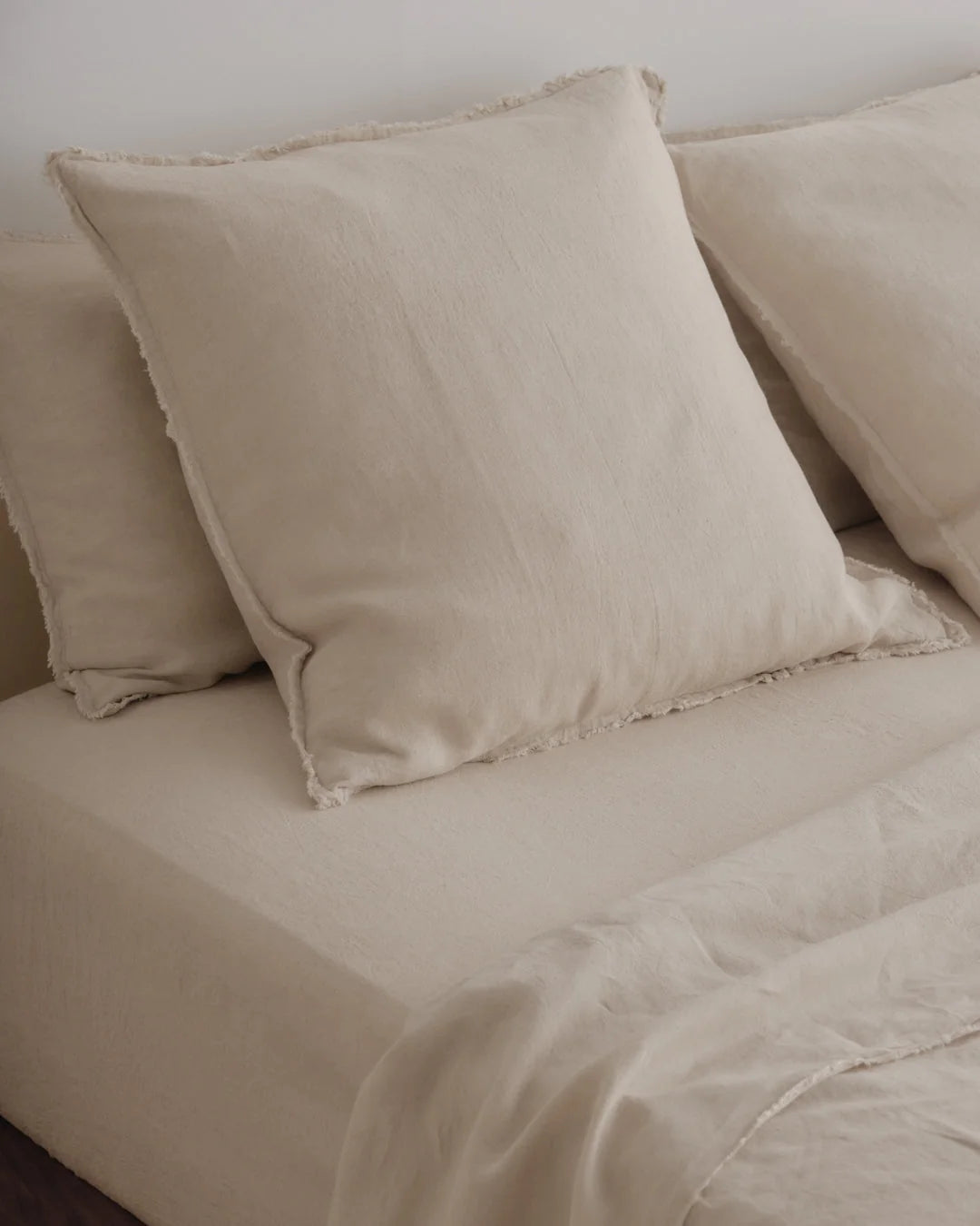 Flocca Linen Pillowcase - Euro Size