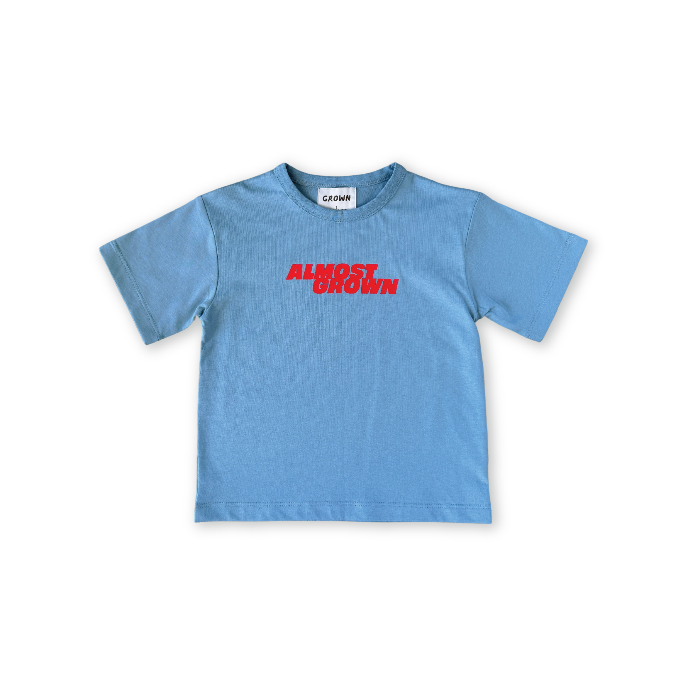 Organic Almost Grown Tee - Duck Egg