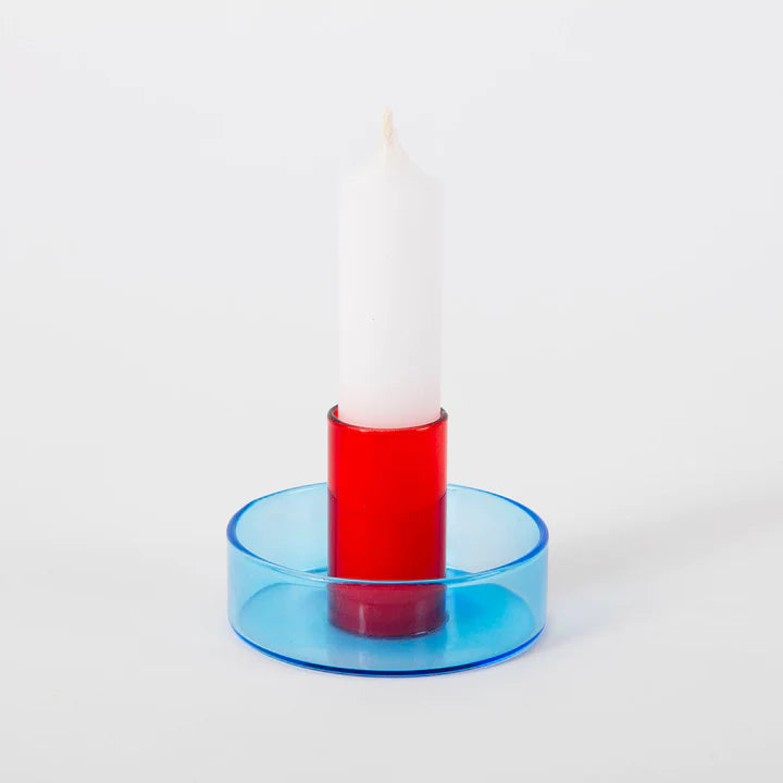 Block Duo Tone Candlestick Holder