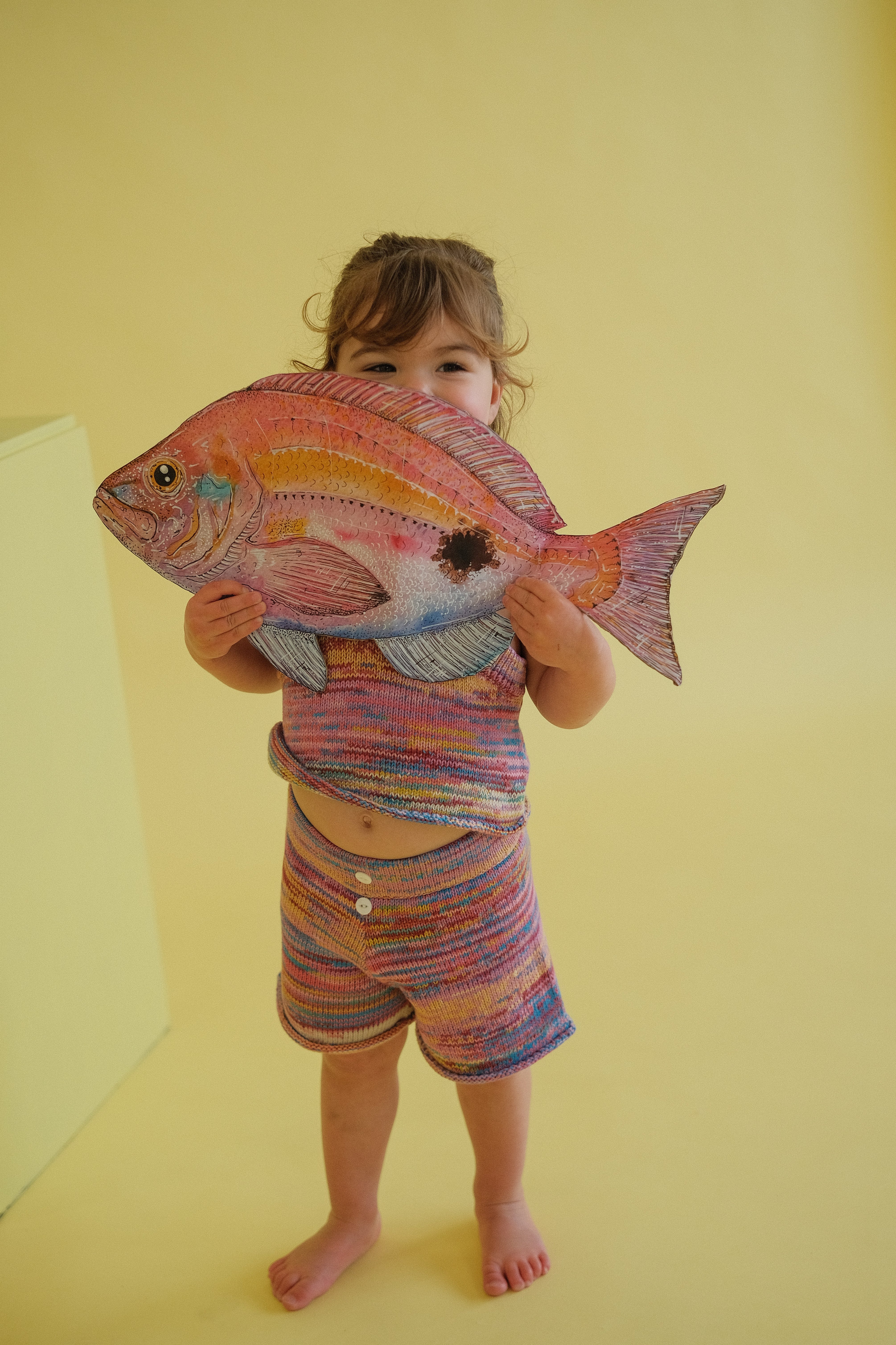 Knitted Shorts - Rainbow