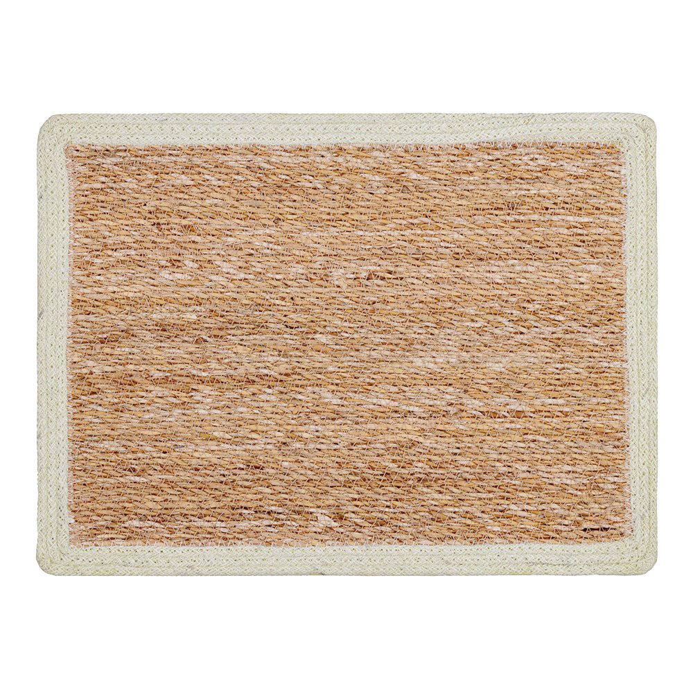 JUTE RECTANGLE PLACE MAT WITH BORDER