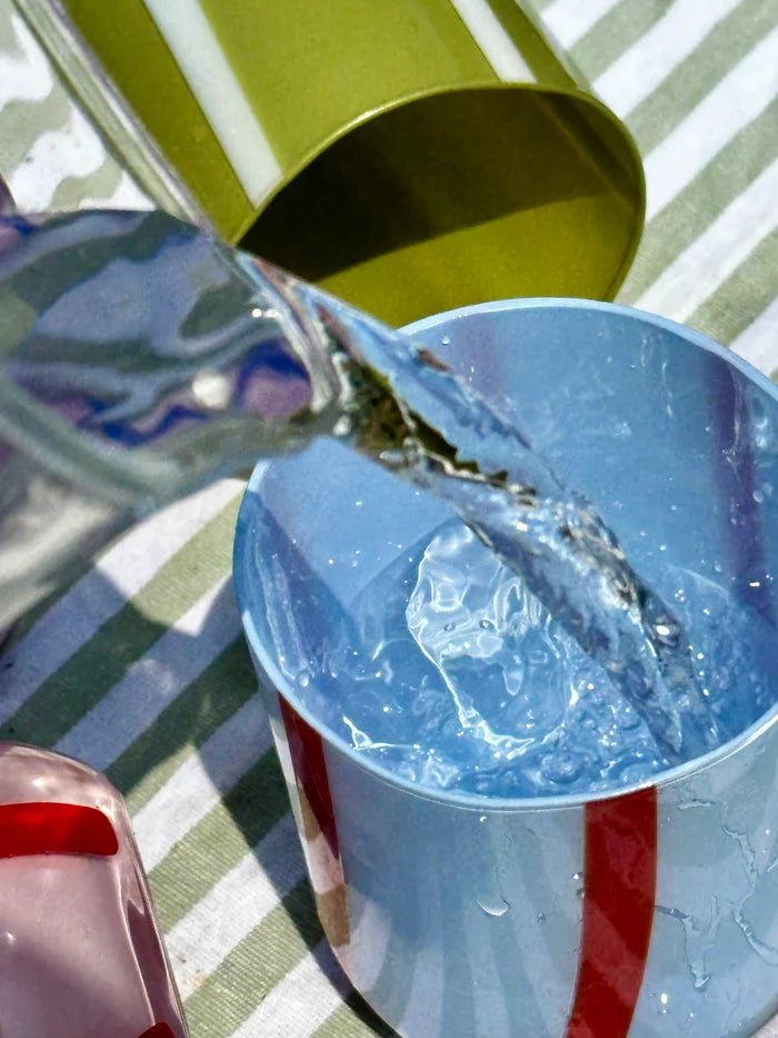 Atina Striped Tumbler - Blue/Red