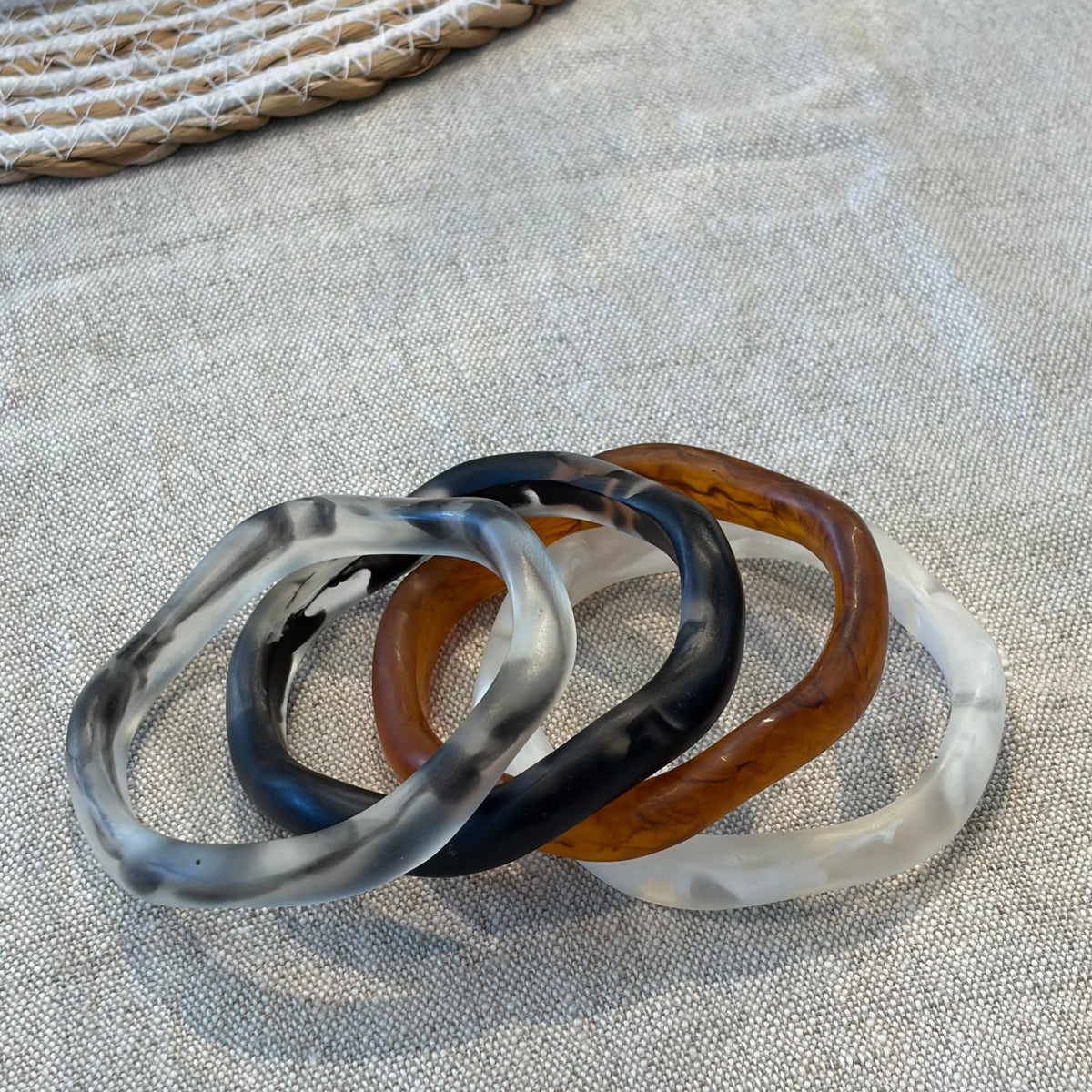 Wavy Resin Bangle