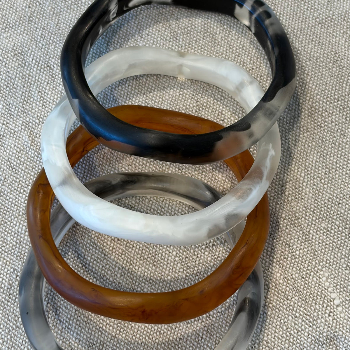 Wavy Resin Bangle