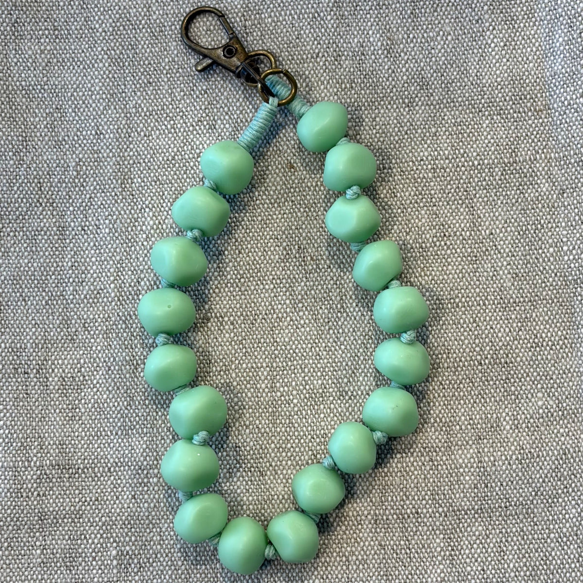 Beaded Resin Keyring