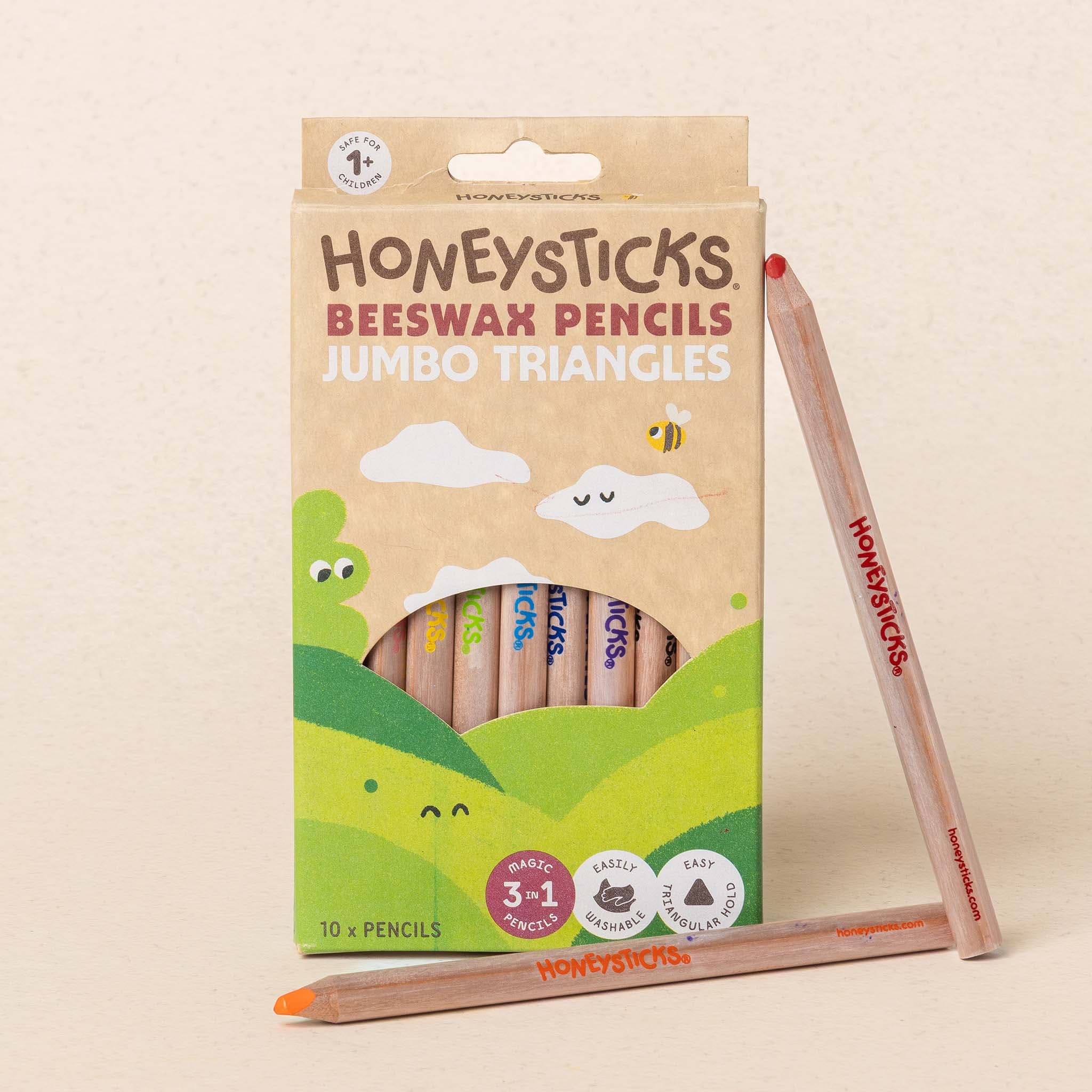 Pencils Jumbo Triangles 10pk